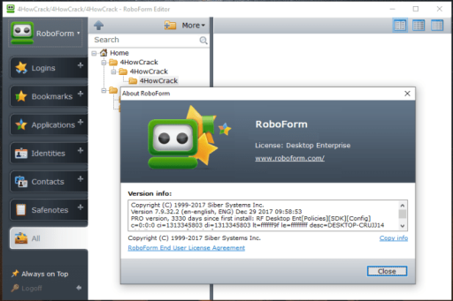 RoboForm Pro 10.2 Crack With License Key Free Download 2022